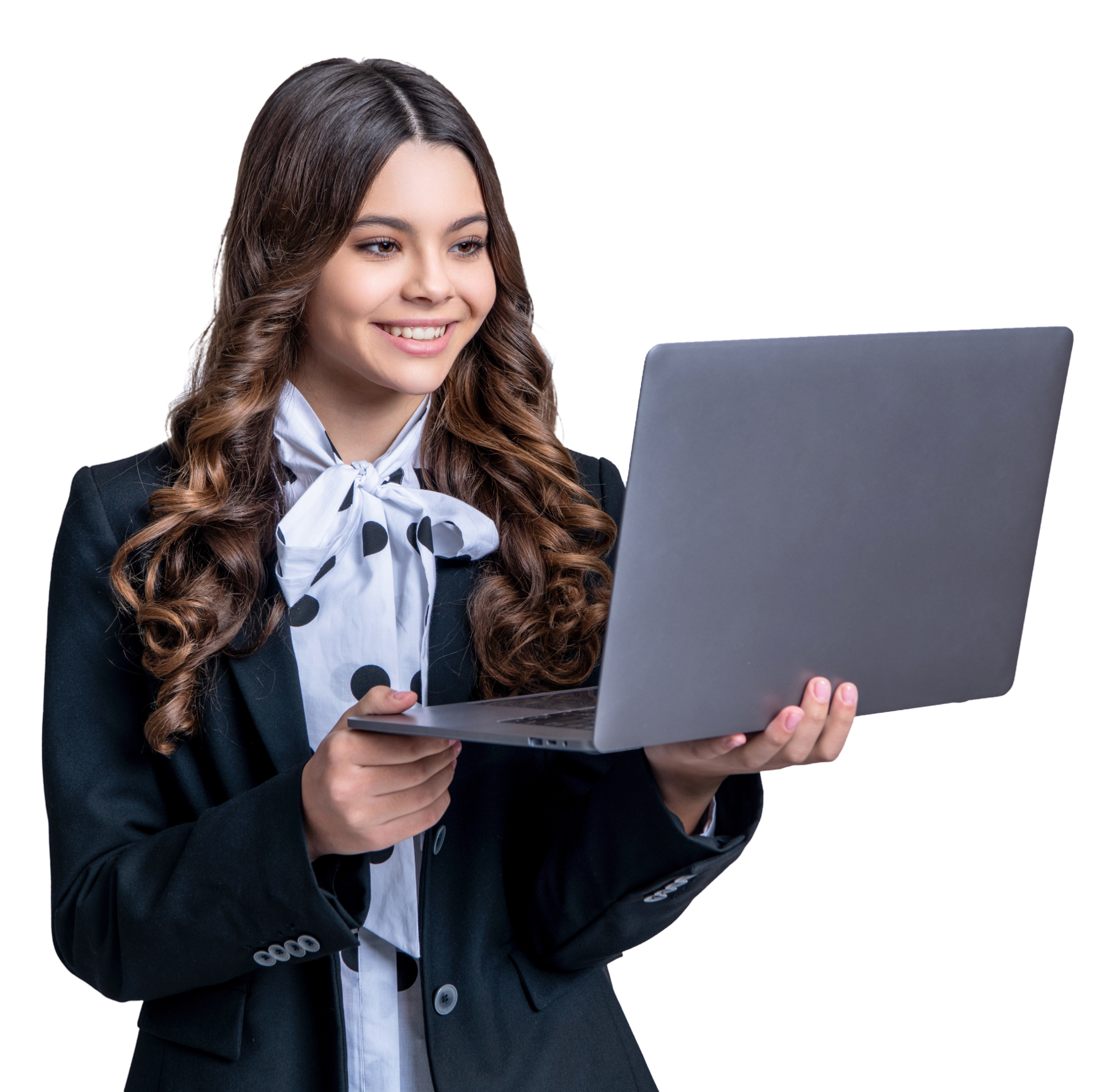Professional woman with laptop
